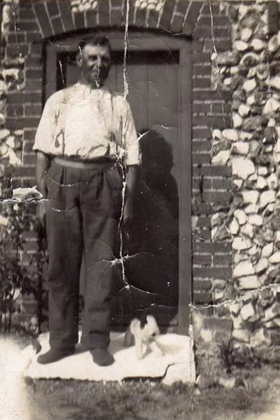 John, at
                  front door in Cess