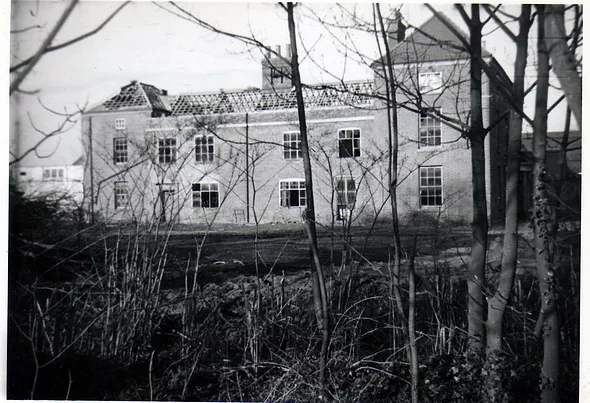 Martham House under demolition, no roof