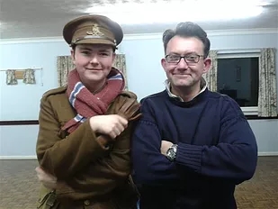 Neil Storey and Darren Stride in uniform