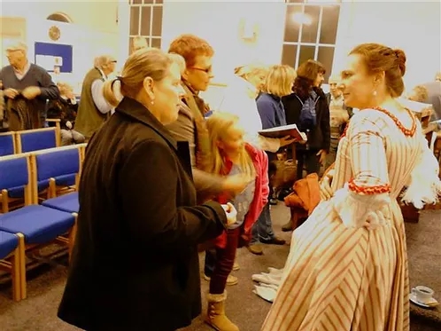 Molly Housego in costume