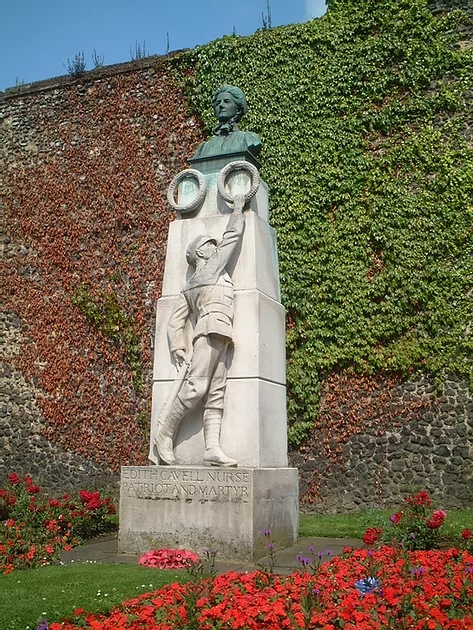 Memorial to Edith Cavell. Norwich Cathedral