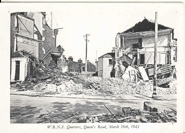 WRNS quarters, Queens Road, Great Yarmouth, March
                18, 1943 (Great Yarmouth Museums)