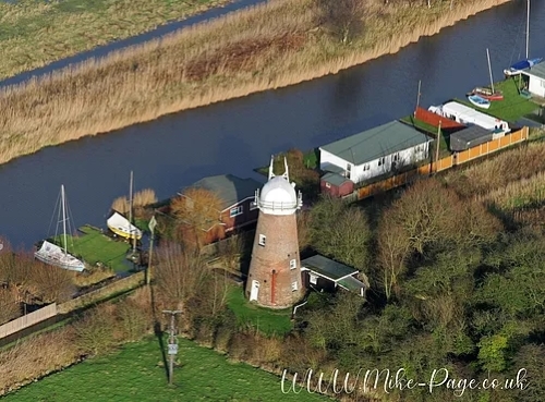 Martham wind pump on the River Thurne