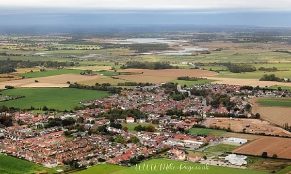 Martham looking East to the sea